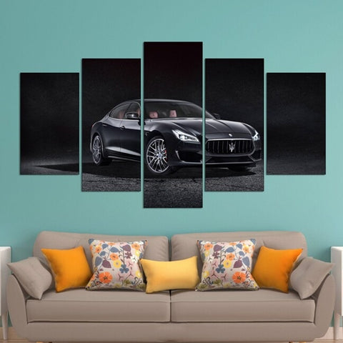 Maserati Quattroporte GTS Wall Art Canvas Printing Decor