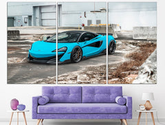 McLaren Poster Super Car Wall Art Canvas Printing Decor