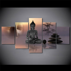 Mindfulness Buddha Zen Meditation Wall Art Canvas Printing Decor