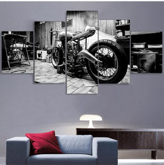 Modular Motorcycle Wall Art Canvas Printing Decor