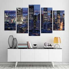 Montreal Downtown City Wall Art Canvas Printing Decor