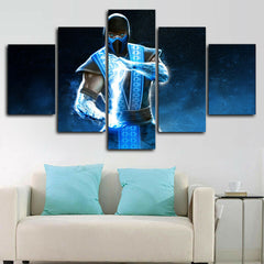 Mortal Kombat Sub-Zero Wall Art Canvas Printing Decor