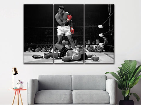 Muhammad Ali Knockout Wall Art Canvas Printing Decor
