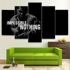 Muhammad Ali Motivation Quote Wall Art Canvas Printing Decor