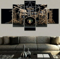 Music Instrument Drums Wall Art Canvas Printing Decor