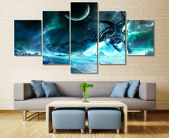 Mystic Dragon Wall Art Canvas Printing Decor