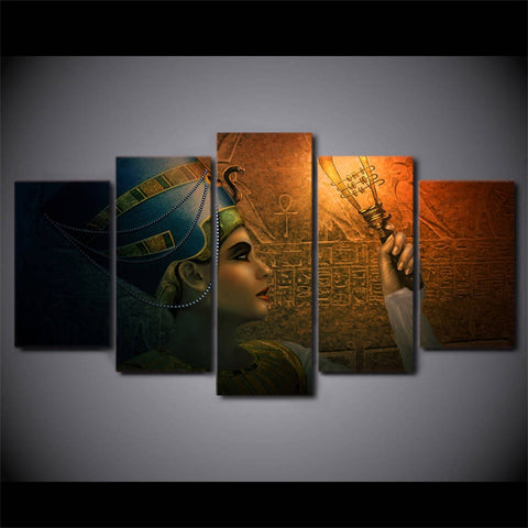Nefertiti Egyptian Wall Art Canvas Printing Decor
