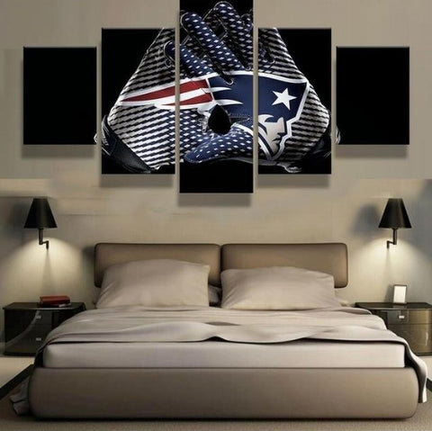 New England Patriots Sports Team Wall Art Canvas Printing Decor