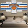 Image of New York Knicks Wall Art Canvas Printing - 5 Panels
