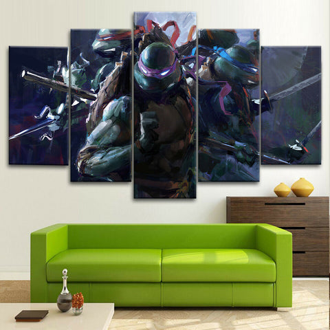 Ninja Turtles Warriors Digital Wall Art Canvas Printing Decor