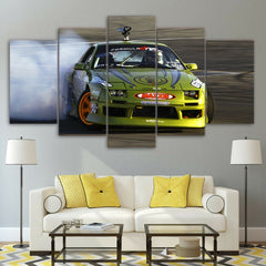 Nissan Formula Drift Japan Car Maxxis Tire Wall Art Canvas Printing Decor