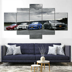 Nissan Skyline Gtr Evolution Wall Art Canvas Printing Decor