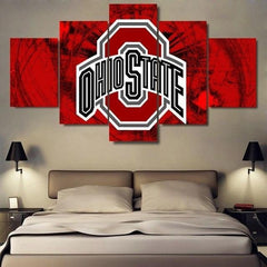 Ohio State Buckeyes Sports Team Wall Art Decor Canvas Printing