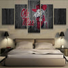 Image of Ole Mississippi Rebels Wall Art Canvas Printing - 5 Panels