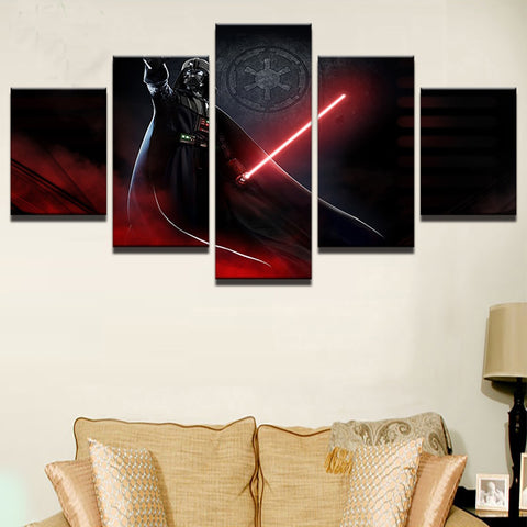 Star Wars Darth Vader Wall Art Decor Canvas Printing - BlueArtDecor