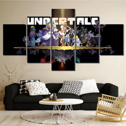 Papyrus Undertale Chara Video Game Wall Art Canvas Printing Decor