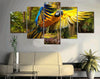 Image of Parrot Flying Tropical Bird Wall Art Canvas Printing Decor