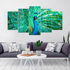 Image of Peacock Wild Life Wall Art Canvas Printing Decor