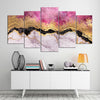 Image of Pink-Gold Marble stone Contemporary Art Wall Art Canvas Printing Decor