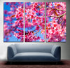 Image of Pink Cherry Blossom Wall Art Canvas Printing Decor
