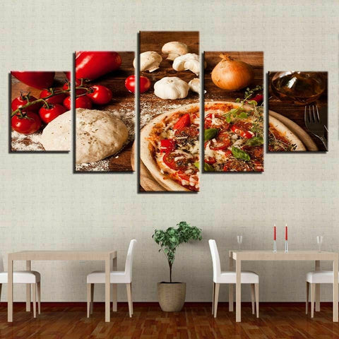 Homemade Pizza Food Wall Art Canvas Printing Decor