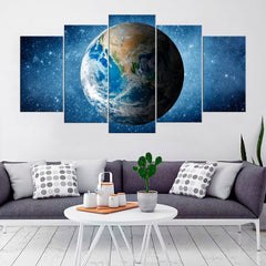 Planet Earth Space Fine Art Wall Art Canvas Printing Decor