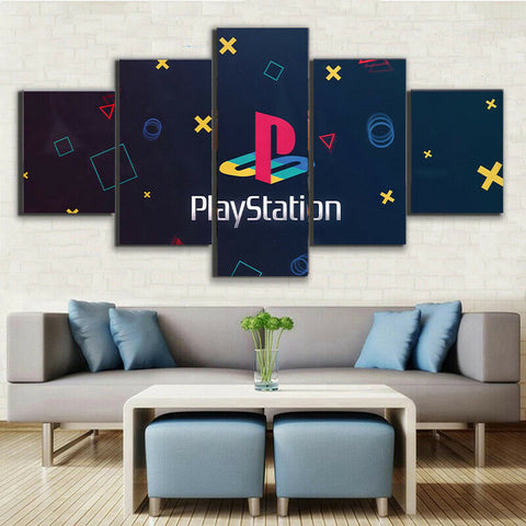 PlayStation Gaming Arena Logo Wall Art Canvas Printing Decor