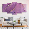 Image of Purple Marble abstract Wall Art Canvas Printing Decor