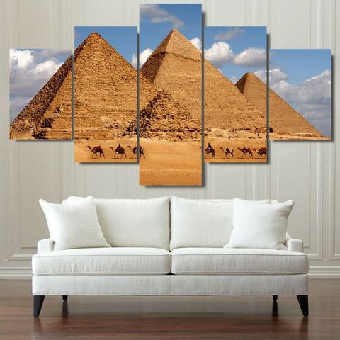 Pyramid Egypt Desert Wall Art Canvas Printing Decor