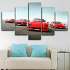 Image of Racing Classic F40 Red Cars Wall Art Canvas Printing Decor