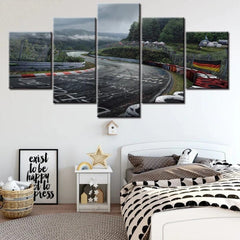 Rally Car Race Track Germany Wall Art Canvas Printing Decor