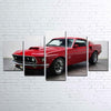 Image of Red Boss 429 Mustang Car Wall Art Canvas Printing Decor