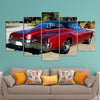 Image of Red Buick Riviera 1971 Car Wall Art Canvas Printing Decor