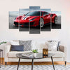 Image of Red Sports Car Wall Art Canvas Printing Decor