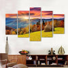 Image of Red Trees Canadian Fall Landscape Wall Art Canvas Printing Decor