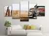 Image of Rusty Old Abandoned Vintage Cars Wall Art Canvas Printing Decor