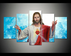 Sacred Heart Of Jesus Christ Wall Art Canvas Printing Decor