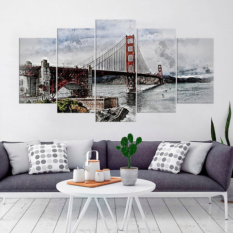 San Francisco Golden Gate Bridge Wall Art Canvas Printing Decor