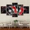 Image of Set Of Ace Playing Cards Wall Art Canvas Printing Decor