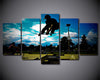 Image of Skateboarding Running Wall Art Decor Canvas Printing