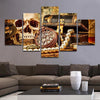 Image of Skull Pirate Treasure Wall Art Canvas Printing Decor