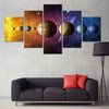 Image of Solar System Space Wall Art Canvas Printing Decor