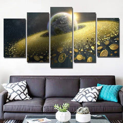 Space Galaxy Wall Art Canvas Printing Decor