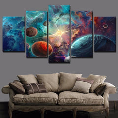 Space Milky Way Wall Art Canvas Printing Decor