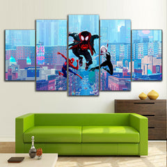 Spider Man Into Spider Verse Wall Art Canvas Printing Decor
