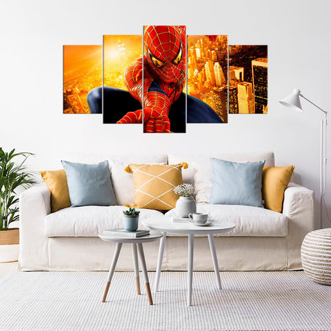Spiderman Super Hero Avengers Wall Art Canvas Printing
