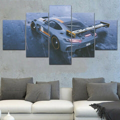 Sports Drift Car Wall Art Canvas Printing Decor