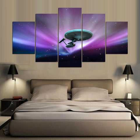 Star Trek TOS Enterprise Wall Art Canvas Printing Decor