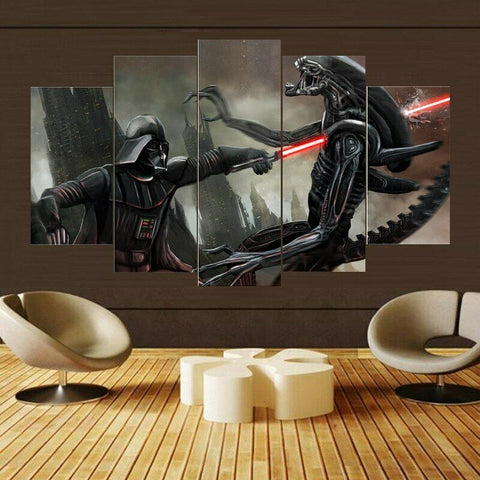 Star Wars Darth Vader Sith Stormtrooper Jedi Wall Art Canvas Printing Decor