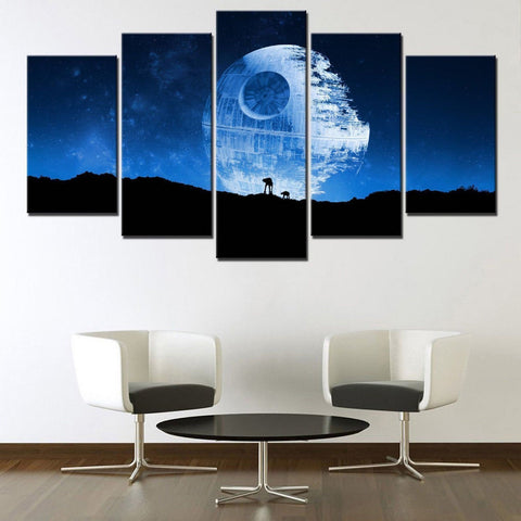 Star Wars Landscape Death Star Wall Art Canvas Printing Decor